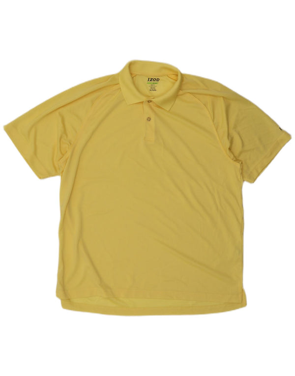 IZOD Polo de Golf Homme XL Jaune Polyester
