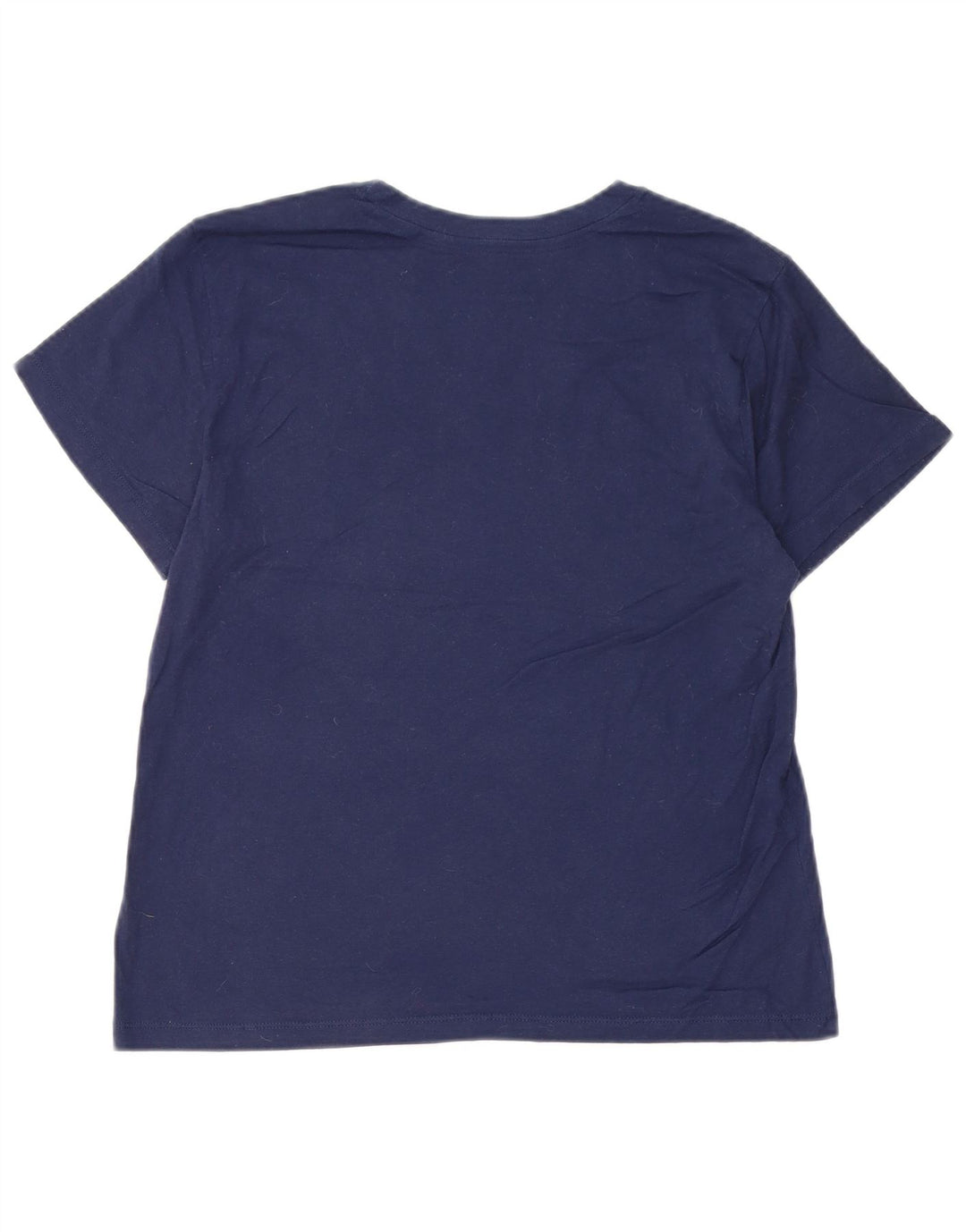 CHAMPION T-Shirt Graphique Femme UK 12 Bleu Marine Moyen