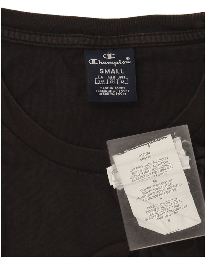 Champion T-Shirt Graphique Homme Petit Noir Coton
