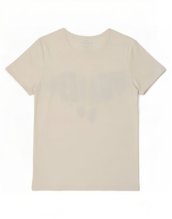 Guess T-Shirt Graphique Homme Blanc Moyen