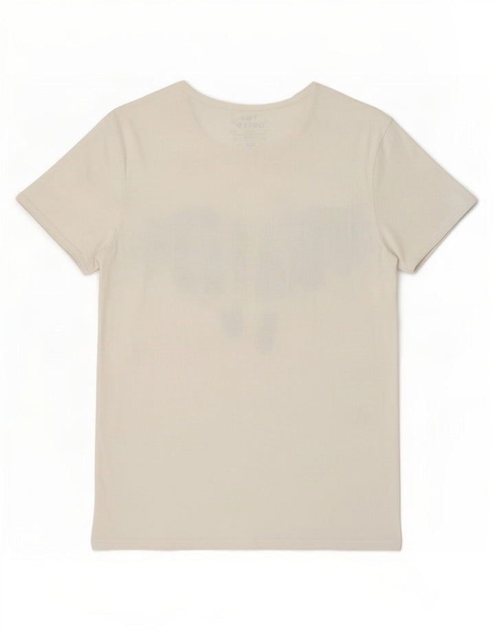 Guess T-Shirt Graphique Homme Blanc Moyen