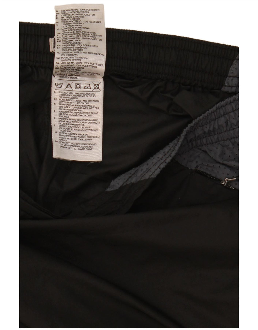 Adidas Pantalon imperméable Supernova pour homme Taille L en polyester color block noir