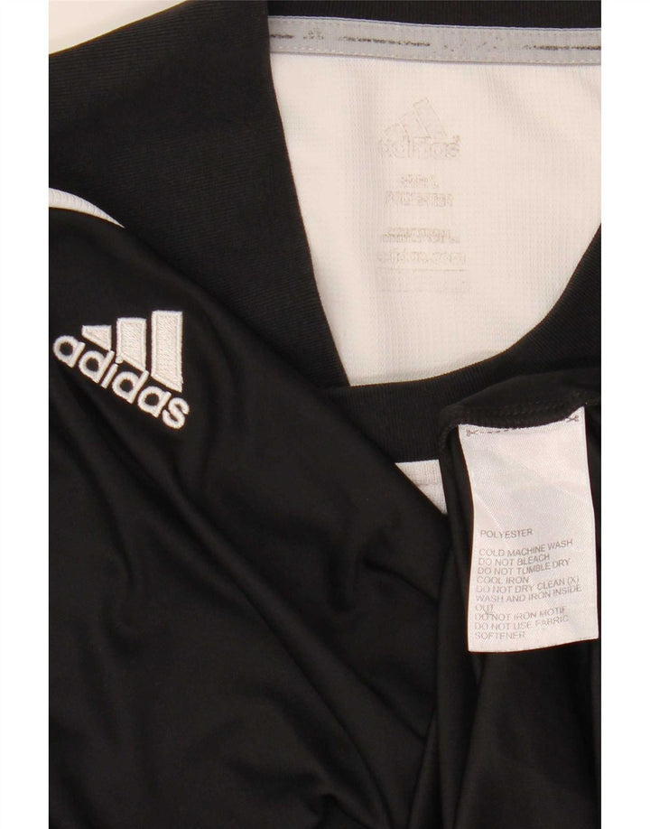 Adidas T-Shirt Homme Haut Large Noir Colourblock Polyester