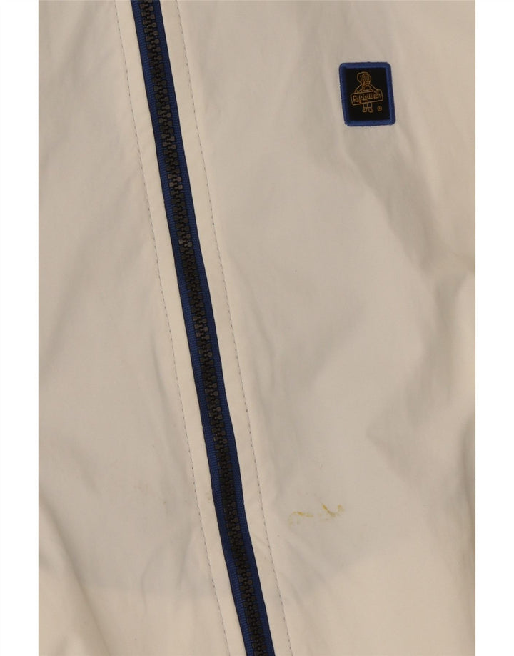 REFRIGIWEAR Veste Bomber Homme UK 38 Medium Blanc Colorblock Polyamide