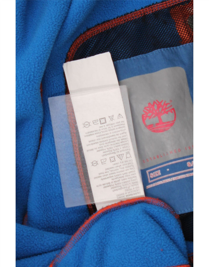 TIMBERLAND Veste coupe-vent à capuche pour homme UK 36 Petit Bleu Polyester