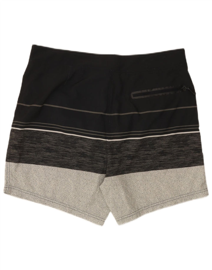 Crivit Short de Bain Homme XL Noir Colorblock Polyester