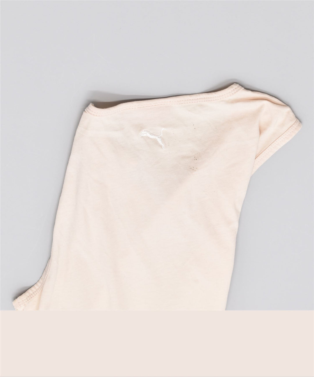 PUMA Débardeur graphique pour femme UK 10 Small Blanc cassé en coton