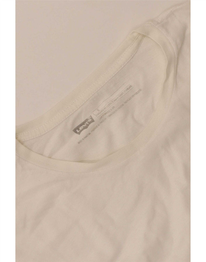 Levi's T-Shirt Homme Top Large Blanc