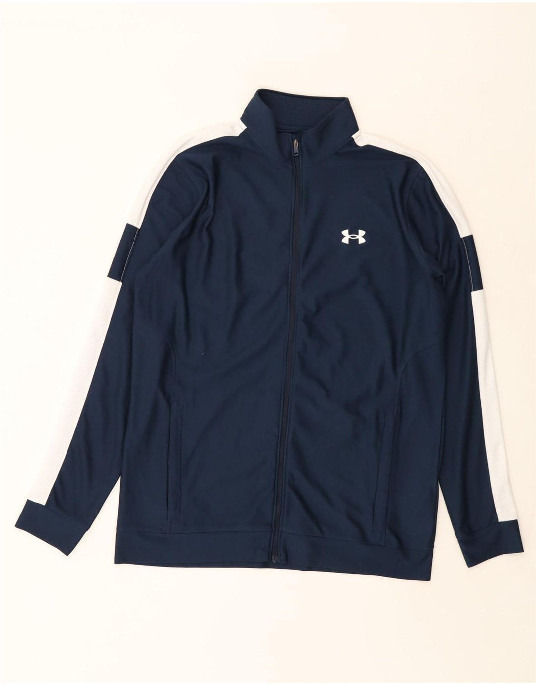 UNDER ARMOUR Veste de Survêtement Ajustée Homme Bleu Marine Moyen Colourblock
