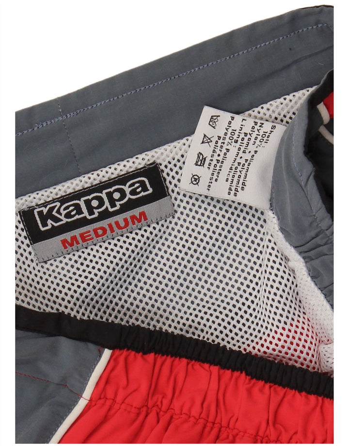 Kappa Short de Bain Graphique Homme Rouge Moyen Polyamide Colorblock
