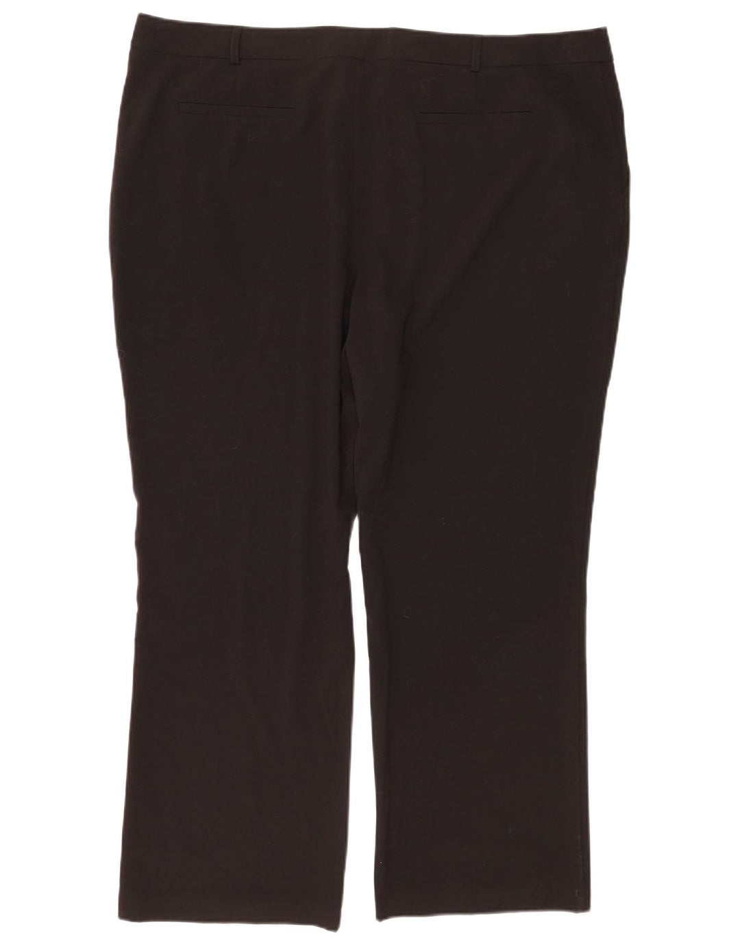 Max&Co. Pantalon de Costume Bootcut Femme UK 22 3XL W42 L29 Noir Polyester