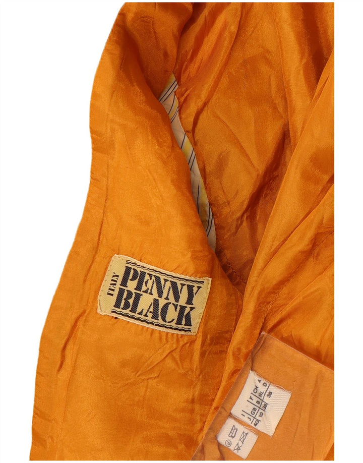 PENNY BLACK Veste blazer à 2 boutons pour femme UK 10 Petit colorblock jaune