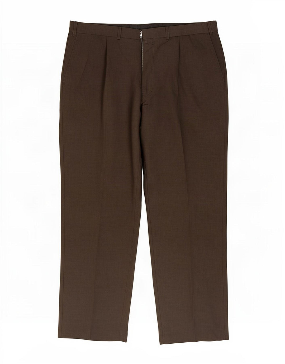 Marks & Spencer Pantalon de costume pour homme W38 L31 Marron Polyester