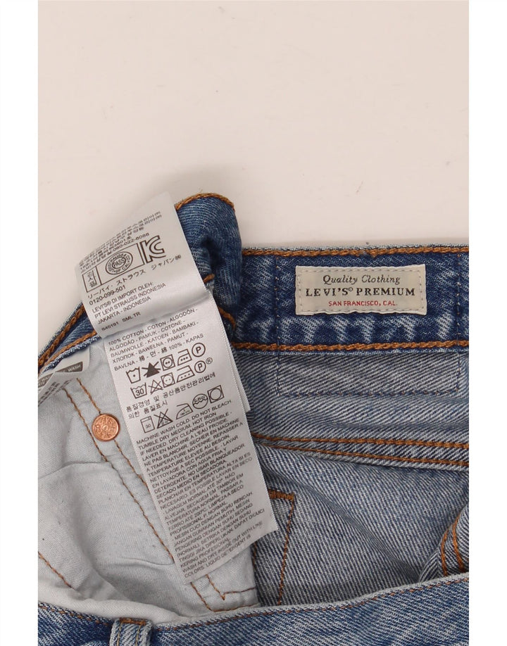 Levi's Short 501 Distressed Denim W29 Femme Bleu Moyen Coton