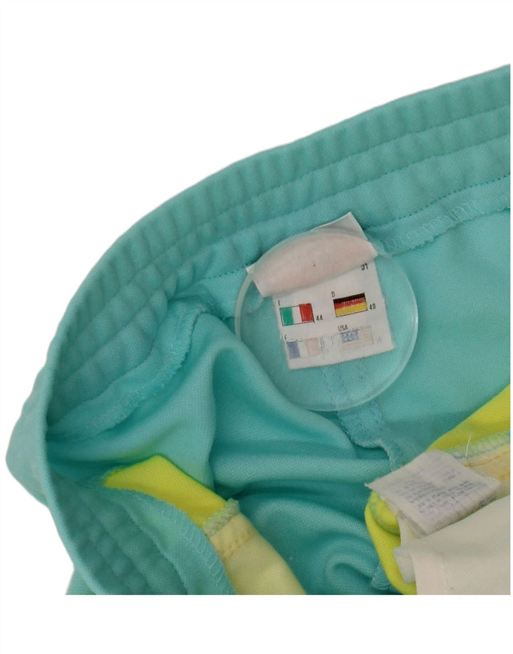 ELLESSE Short décontracté pour femme IT 44 Medium W32 Bleu Colorblock Polyester