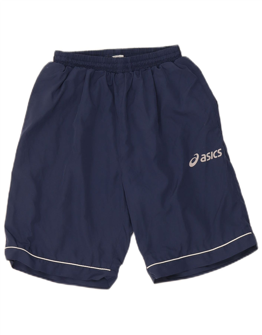 Asics Short de sport homme petit bleu marine polyester