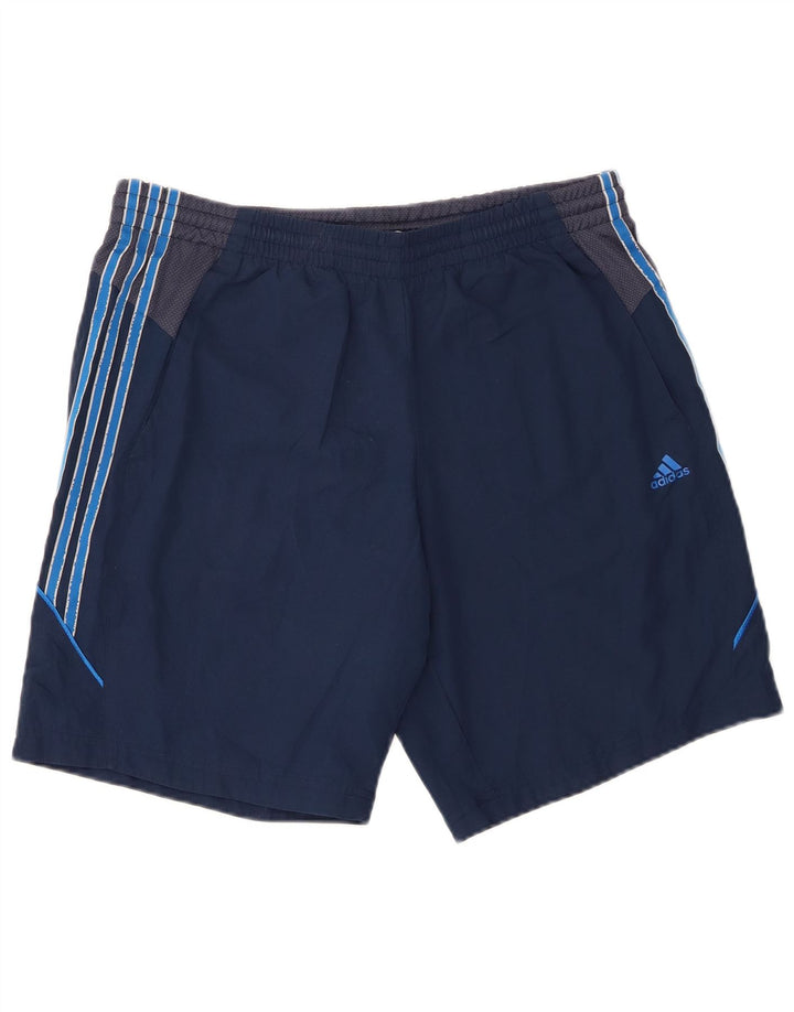 Adidas Short de sport Climalite Homme Bleu Marine Moyen Polyester