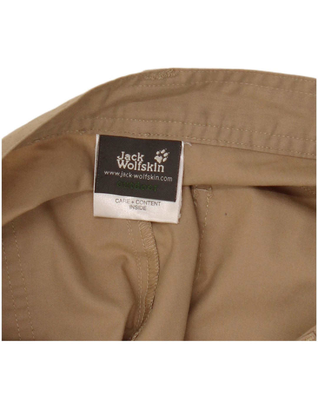 Jack Wolfskin Pantalon cargo de jogging pour homme W32 L33 Beige Polyester