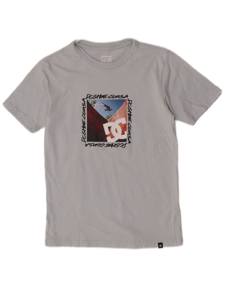 DC Boys Graphic T-Shirt Top 13-14 ans Grand Gris Coton