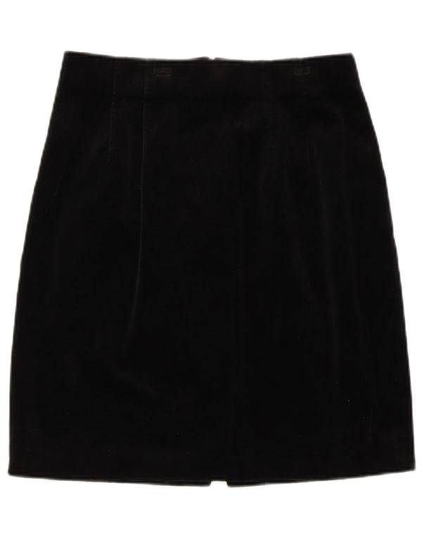 Betty Barclay Jupe crayon en velours pour femme UK 14 Medium W28 Coton noir