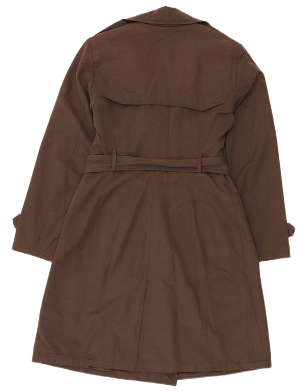 BENETTON Trench Femme IT 42 Coton Marron Moyen