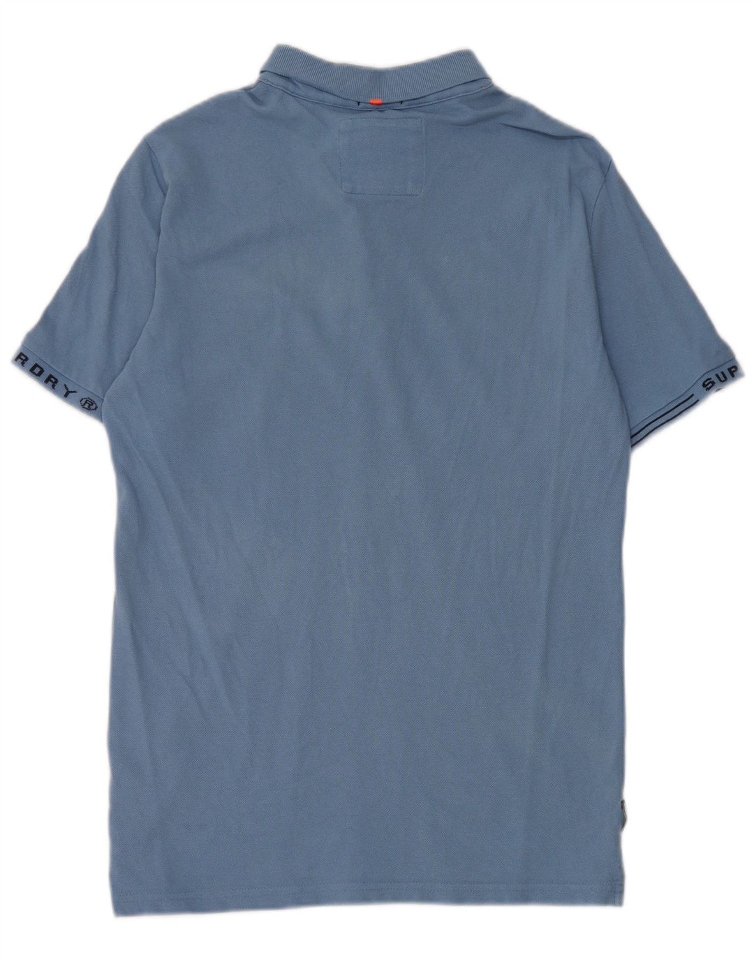 Superdry Polo Graphique Homme Bleu Moyen Coton