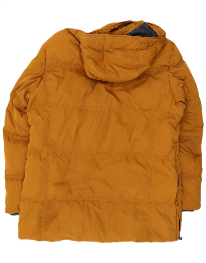 Hugo Boss Veste matelassée à capuche pour homme UK 40 Large Jaune