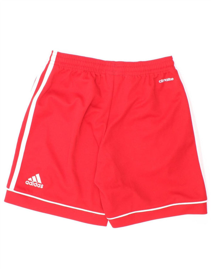 Adidas Garçon Climalite Sport Short 9-10 ans Rouge Polyester