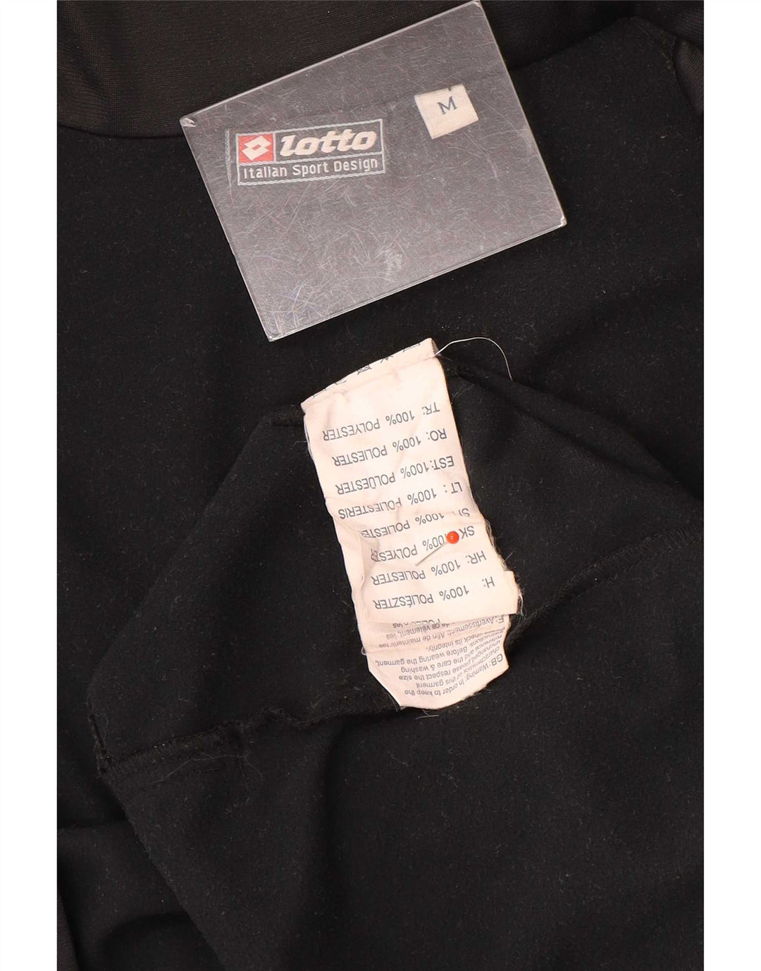 Lotto Veste de survêtement courte pour femme UK 14 Medium Noir Polyester
