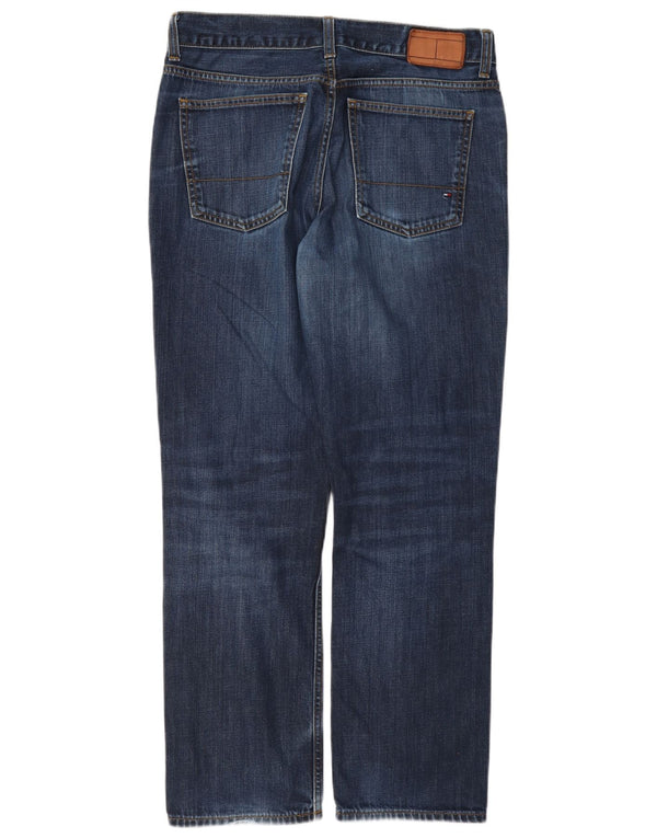 Tommy Hilfiger Jean droit homme W32 L30 bleu marine coton