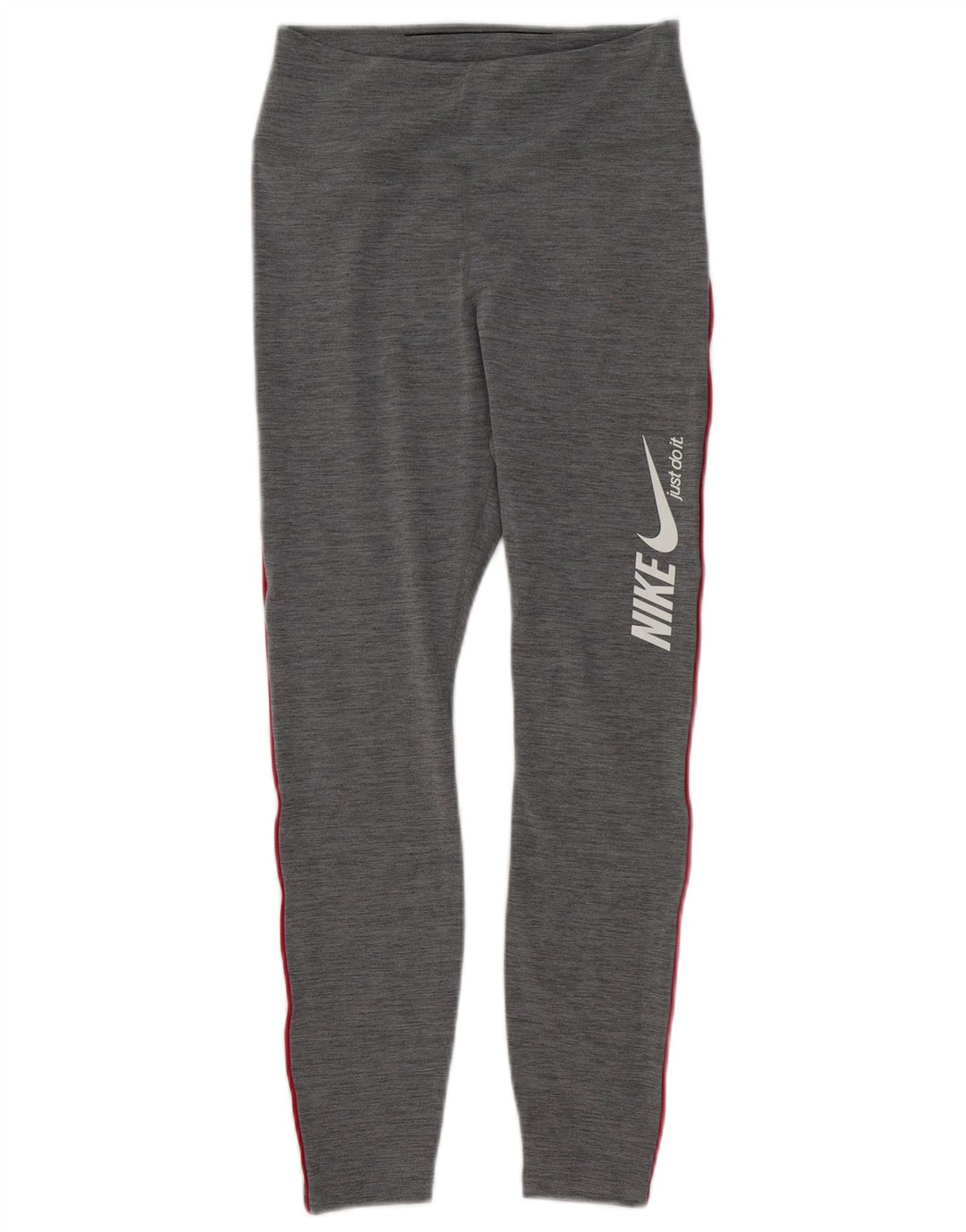 Nike Legging graphique Dri Fit pour femme UK 10 Small Gris Polyester