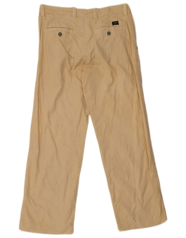 Dockers Pantalon Homme Coupe Regular En Velours Côtelé W34 L29 Beige