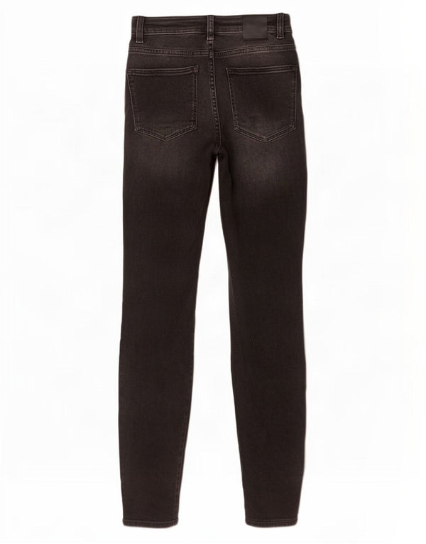Massimo Dutti Jean skinny pour femme EU 34 2XS W24 L30 Noir Coton