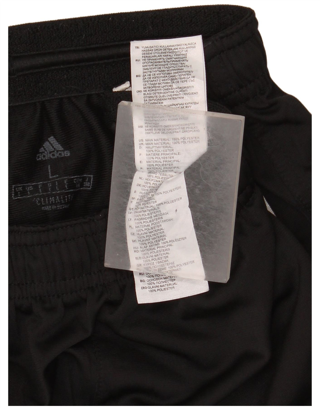 Adidas Pantalon de survêtement Climalite pour femme UK 14 Large Noir Polyester