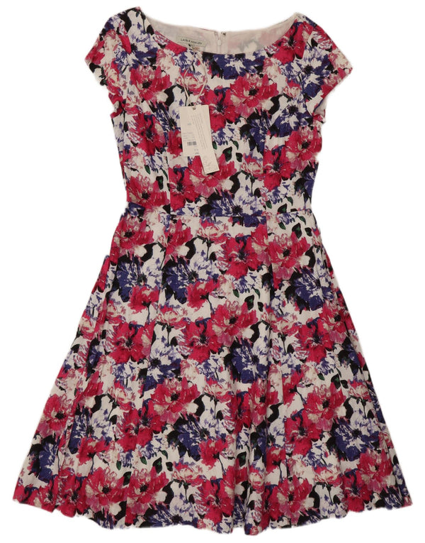 Laura Ashley Robe de thé régulière pour femme UK 12 Medium Multicolore Floral