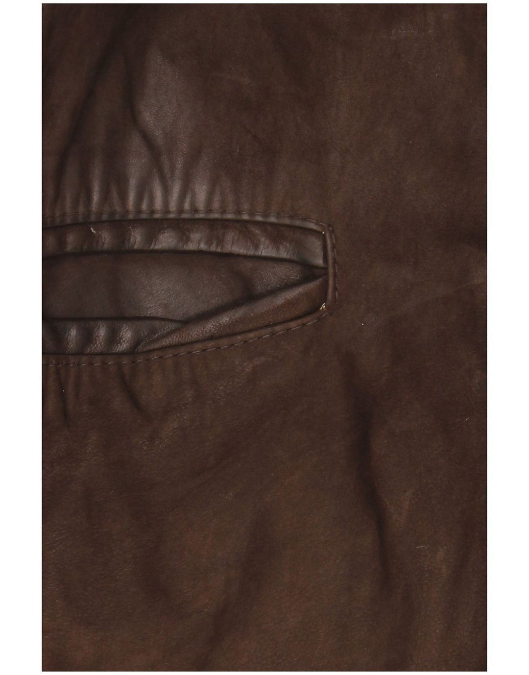 Veste en cuir homme vintage IT 48 Cuir marron moyen