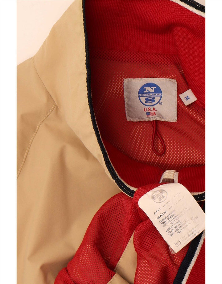 North Sails Veste Bomber Homme UK 38 Beige Moyen Colorblock Polyamide