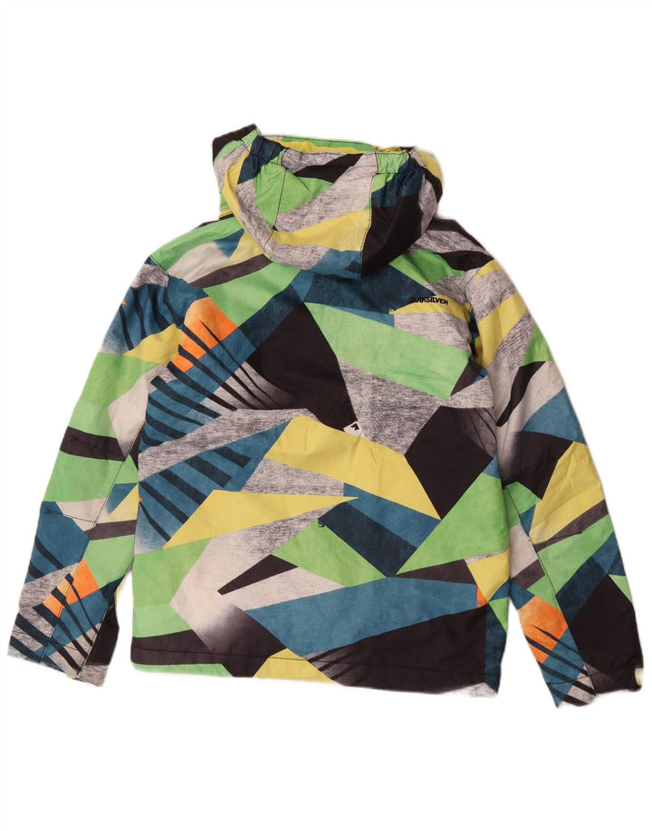 Quiksilver Veste Coupe-Vent Garçon 11-12 ans Multicolore Géométrique