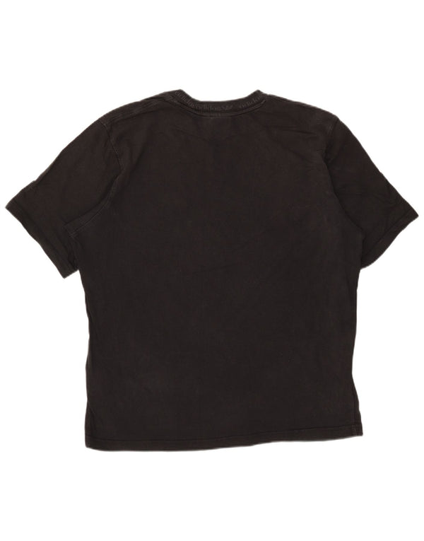 Adidas T-shirt graphique pour hommes, grand, en coton noir