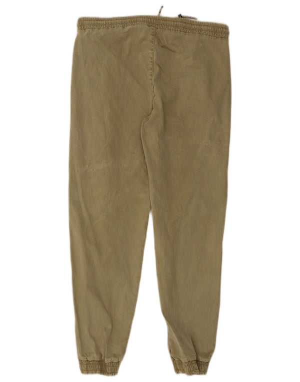 Zara Pantalon de jogging femme Small W26 L26 Kaki Lyocell