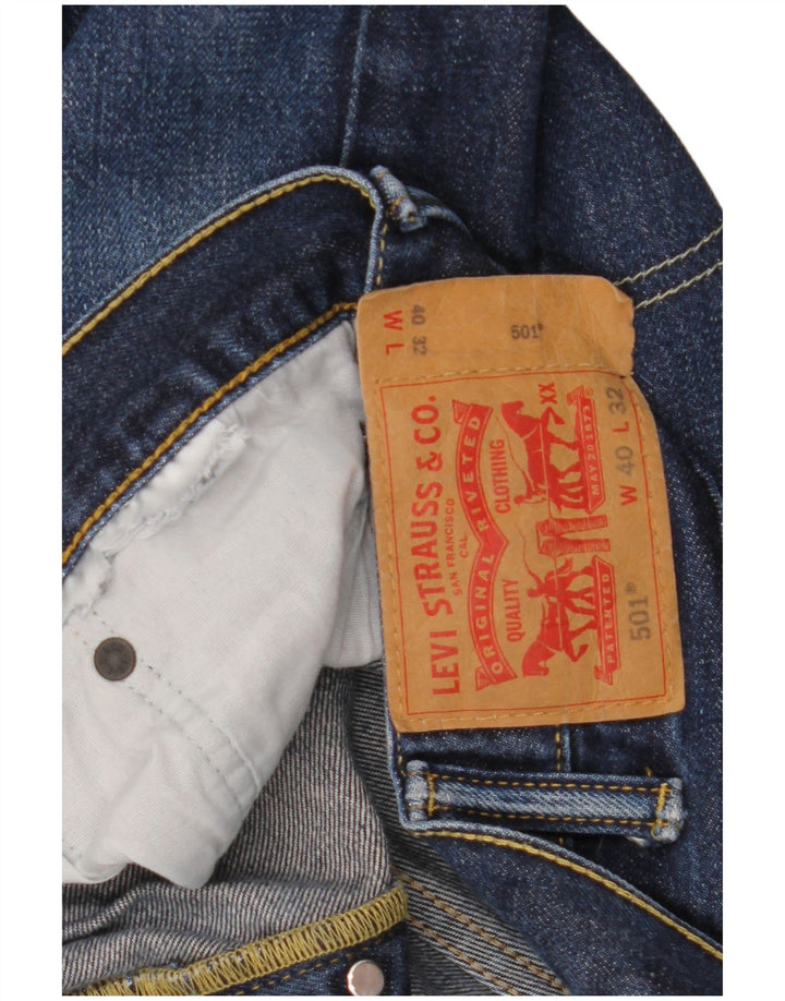 Levi's Jean Droit 501 Homme W40 L32 Bleu Marine