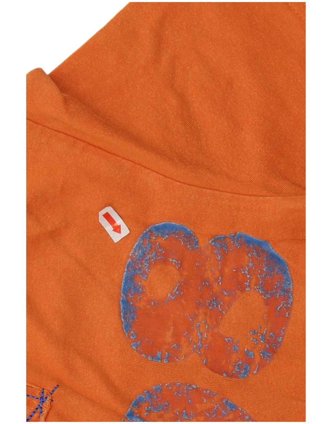 Lee T-Shirt Graphique Homme Orange Moyen Coton