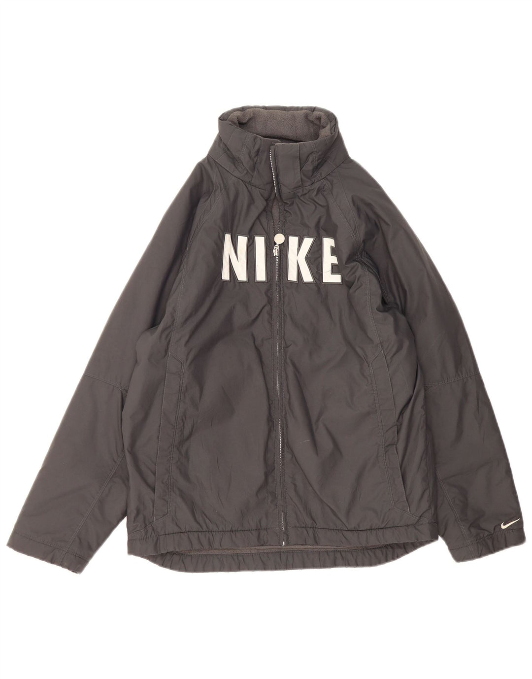 Veste Coupe-Vent Graphique Nike Fille 12-13 Ans Large Gris Polyester