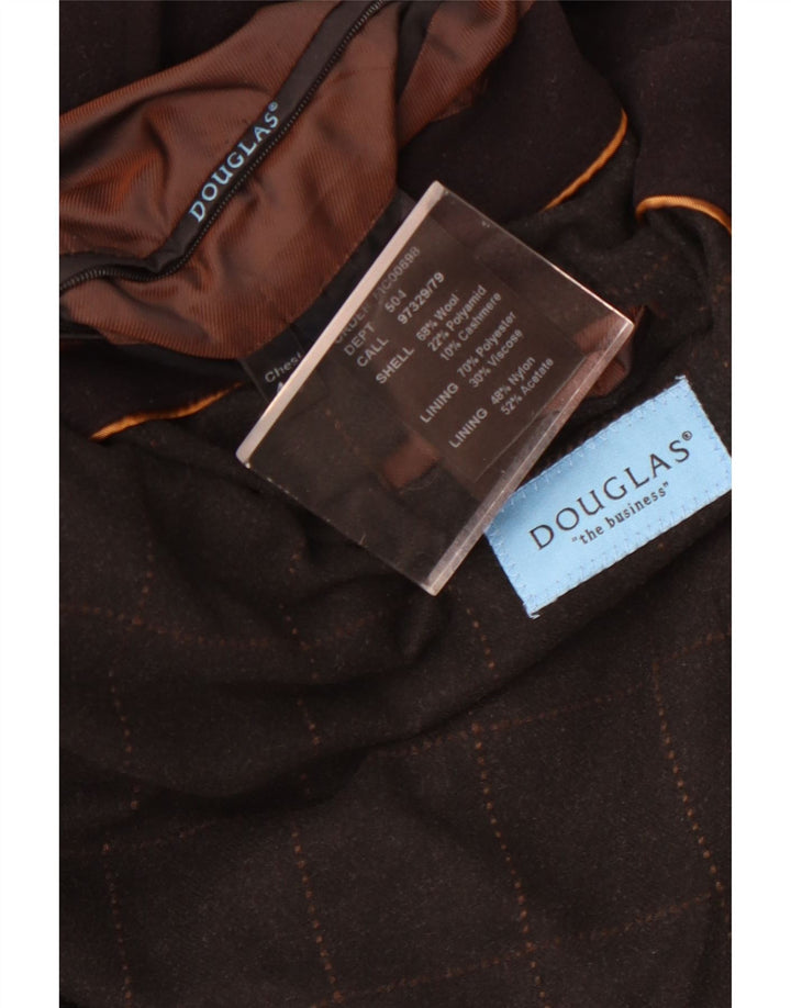 Douglas Manteau Homme IT 44 XS Bleu Marine Laine