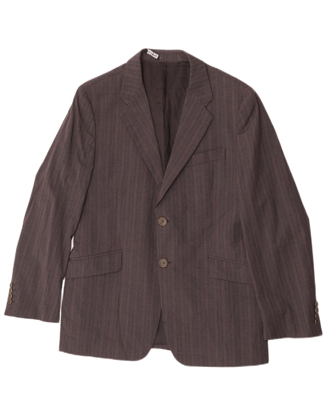 Paul Smith Veste blazer à 2 boutons pour homme UK 42 XL Gris rayé