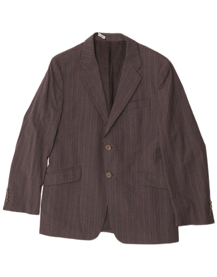 Paul Smith Veste blazer à 2 boutons pour homme UK 42 XL Gris rayé