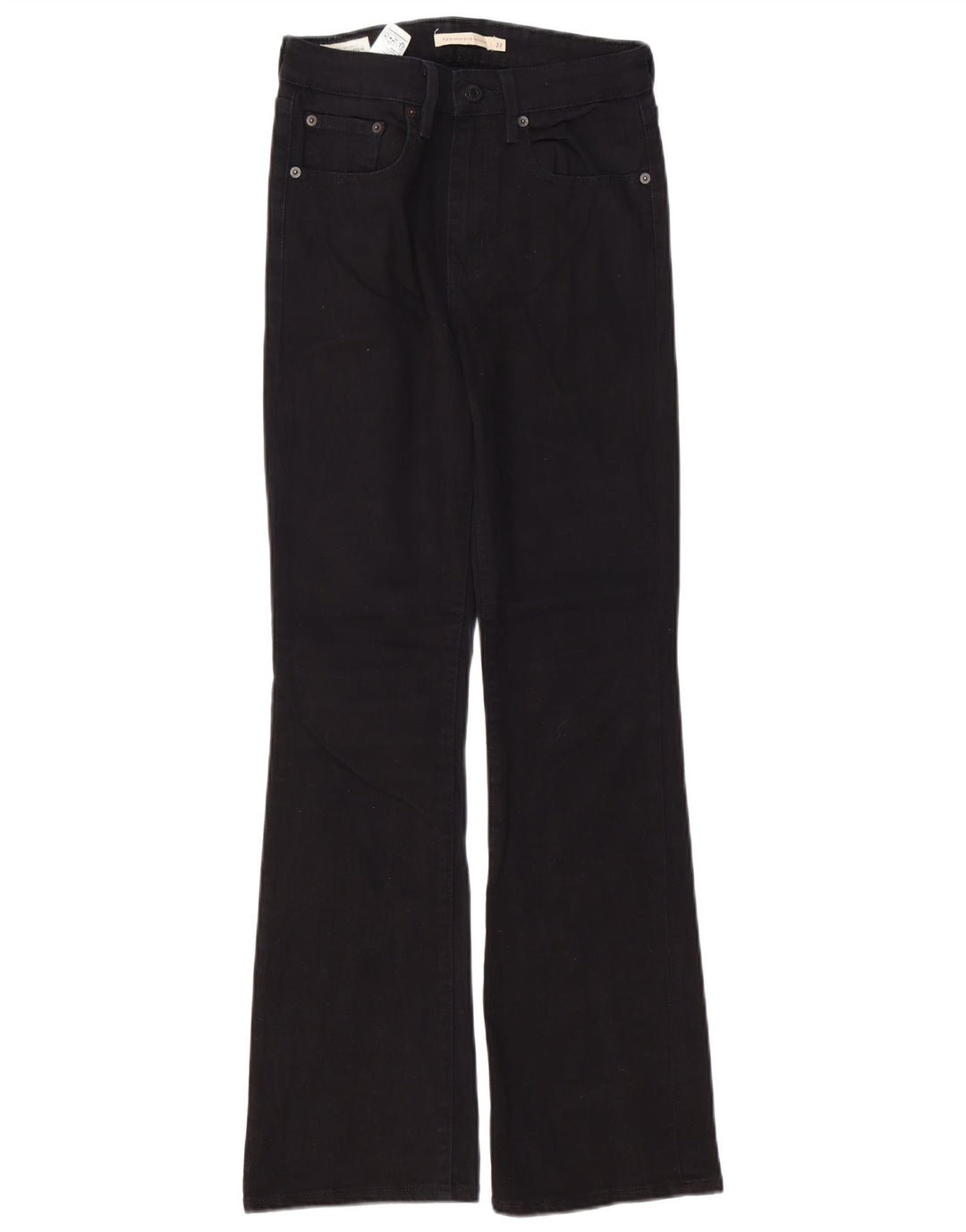 LEVI'S Jean Bootcut Taille Haute Femme 725 W27 L30 Coton Noir