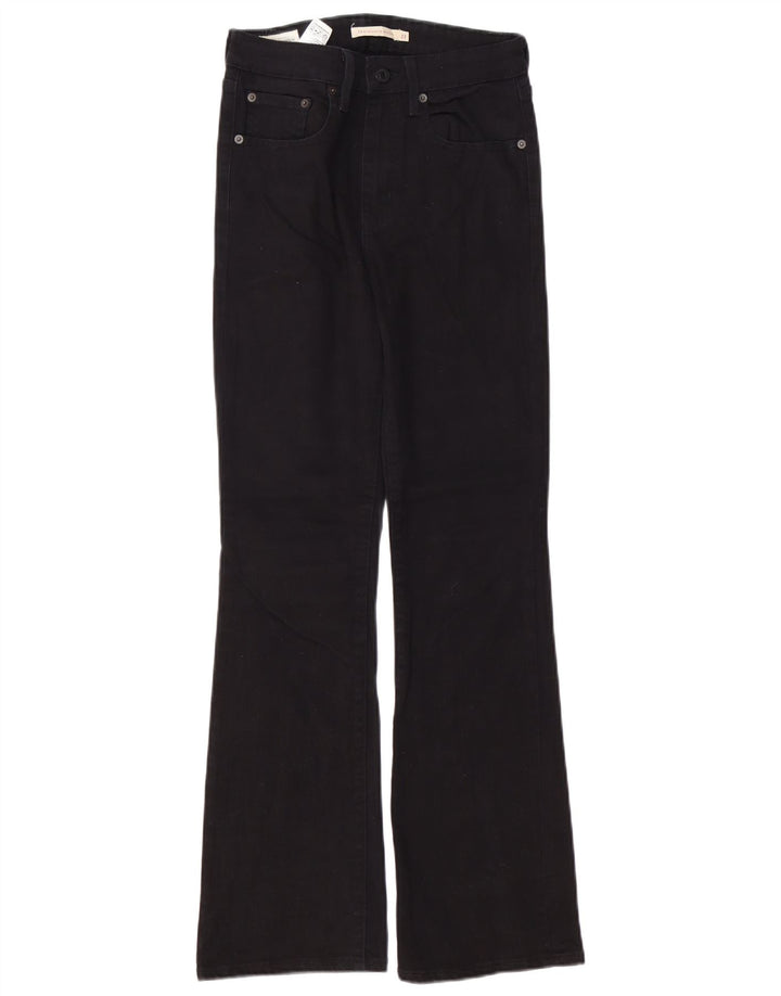 LEVI'S Jean Bootcut Taille Haute Femme 725 W27 L30 Coton Noir
