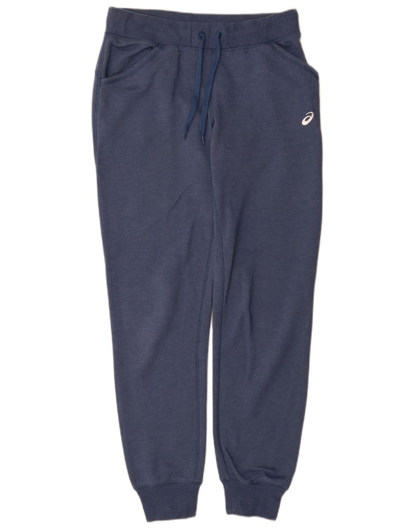 Asics Pantalon de survêtement pour femme Joggers UK 16 Large Bleu Coton