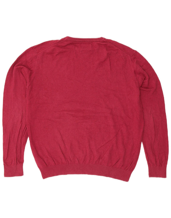Joules Pull col rond homme XL Coton Rouge